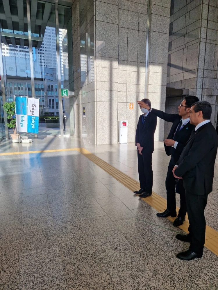 The delegation of Turkmenistan visited the building of the city hall of Tokyo